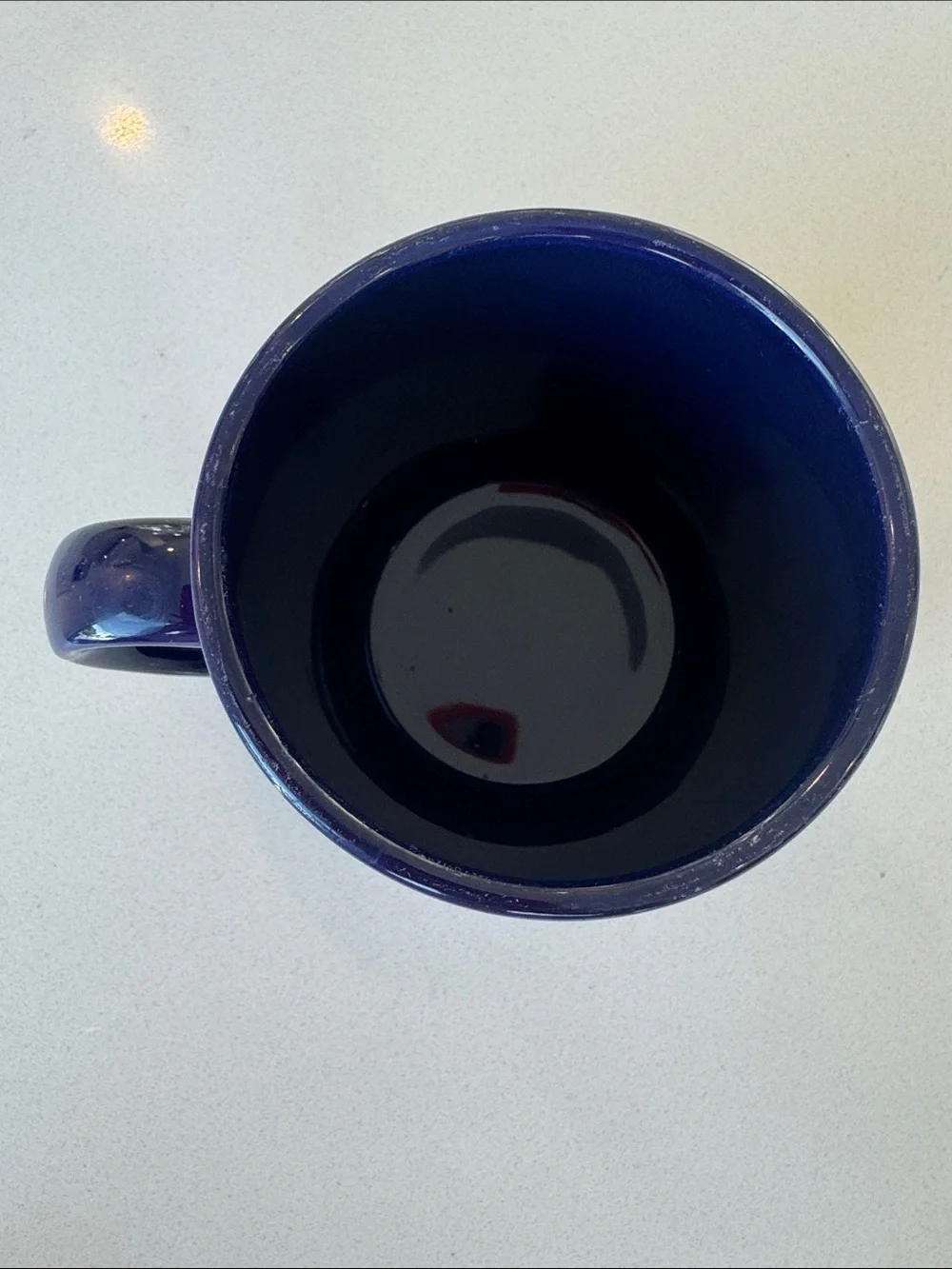 Vintage Waechtersbach W Germany Whales Mug Cobalt Blue White nautical